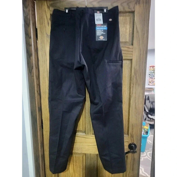 Dickies Men's Relaxed Fit Straight Leg Double Knee Pants 40x32 Black NEW - Picture 4 of 5